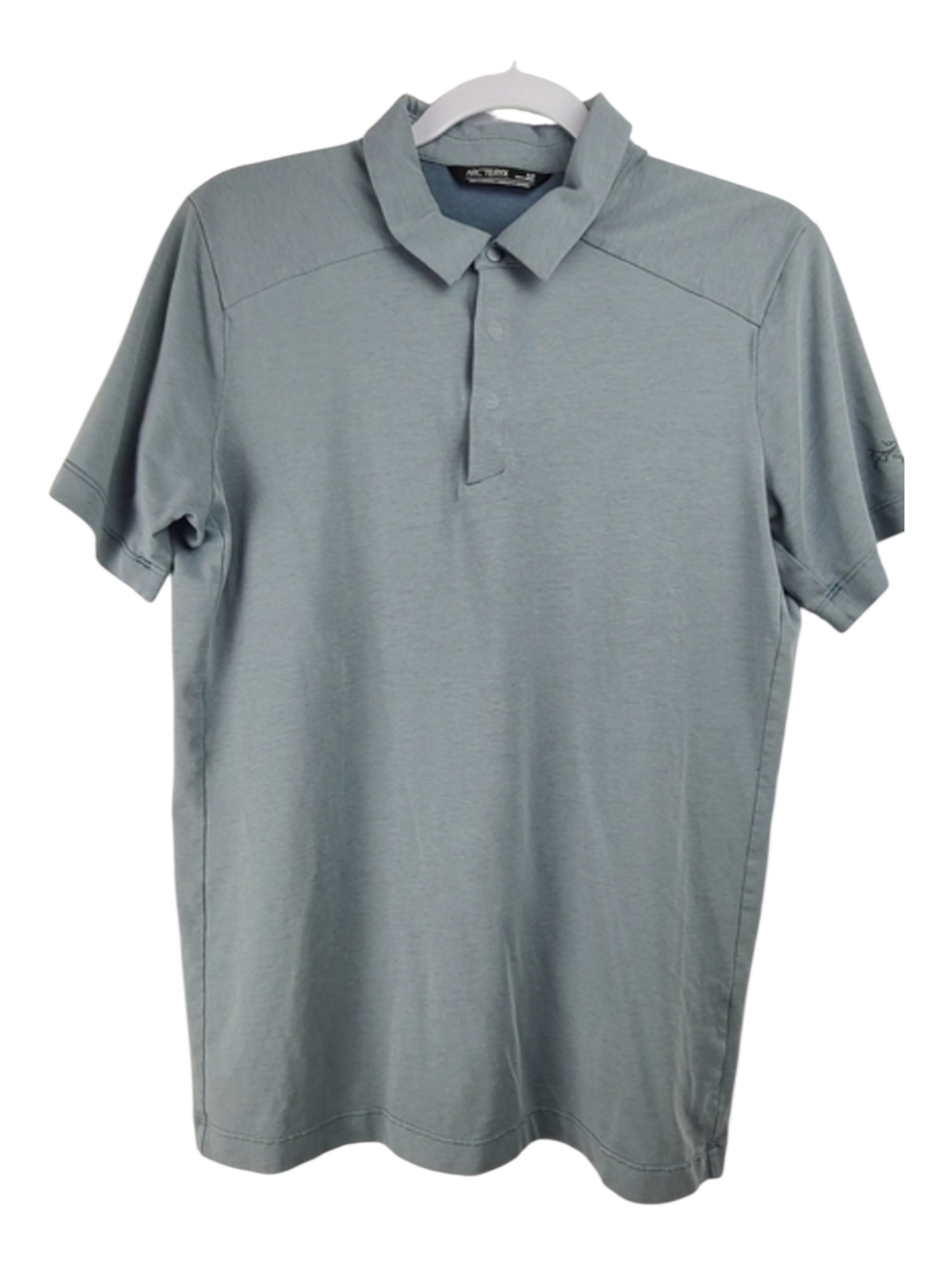 Arc'teryx Men’s Gray Polo Shirt Size S | Performance Short Sleeve